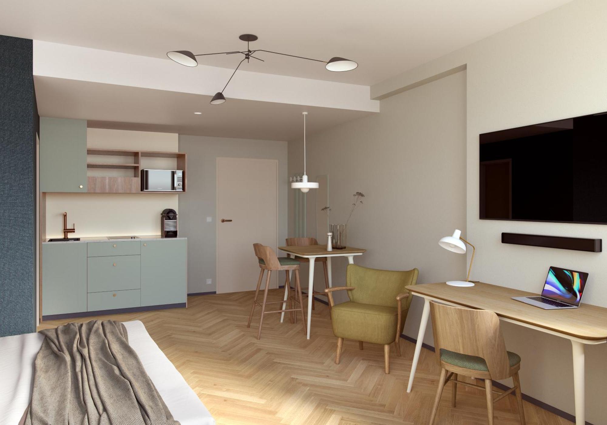Hood House Kassel - Volldigitales Serviced Apartment Exterior foto